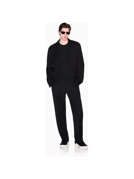 Armani Exchange tricou pentru bărbați din negru