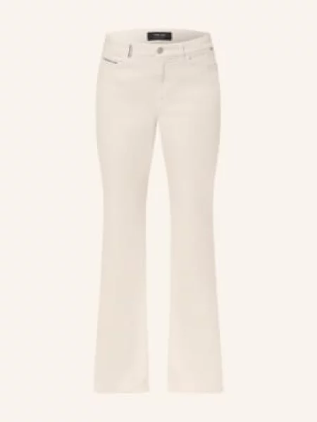 Marc Cain Dżinsy Bootcut Faro beige beżowe