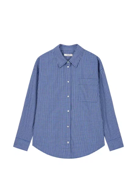 Cămașă Tomboy în carouri albastru