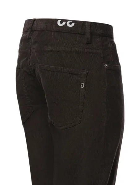 Pantaloni Dondup de catifea cord maro