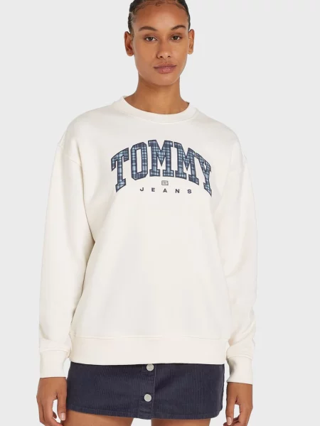 Світшот Tommy Jeans білий