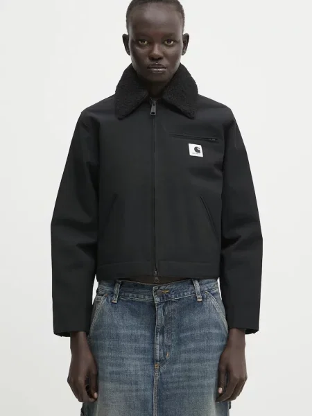 Carhartt WIP geacă W Newkirk Jacket de tranziție negru