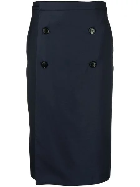 Fustă Vetements albastru