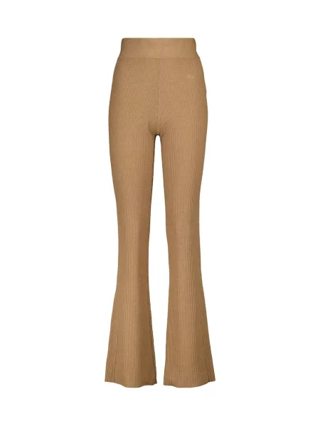 Pantaloni Frame tricotate maro