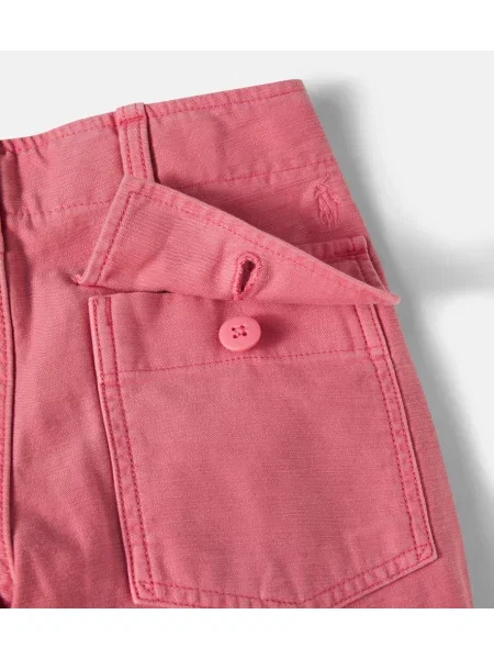 Gyerek egyenes szárú farmernadrág Polo Ralph Lauren rózsaszín