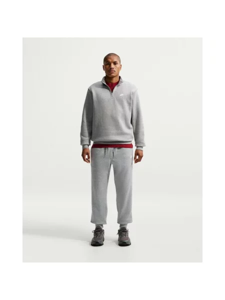 Bluza Nike Sportswear Club Fleece Half Zip jasnoszary S szara