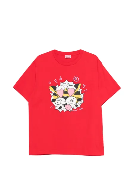 Tricou Kenzo cu imagine roșu