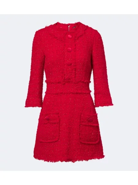 Bouclé rochie Dolce&gabbana roșu