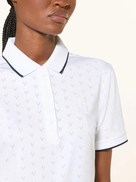Lacoste Funkční Polokošile Tennis Heritage / černá bílá