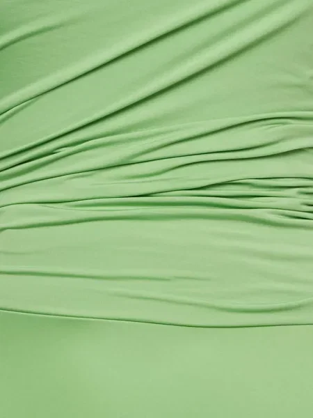 Rochie maxi Maygel Coronel cu un umăr gol de costum verde