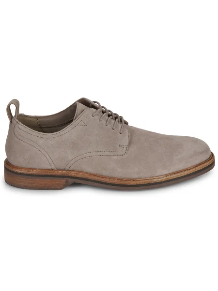 Čipkované tenisky Clarks sivá