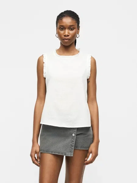 VERO MODA Bluză VMTRINE' alb