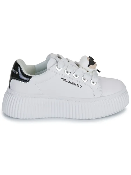 Pantofi Karl Lagerfeld din dantelă alb