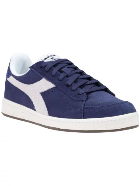 Pantofi Diadora din piele de căprioară albastru