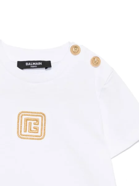 Koszulka dziecięca Balmain biała