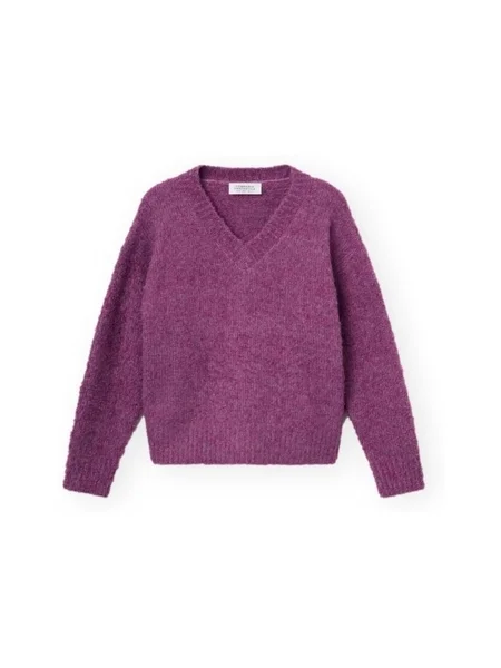 Pulover Compania Fantastica tricotate violet