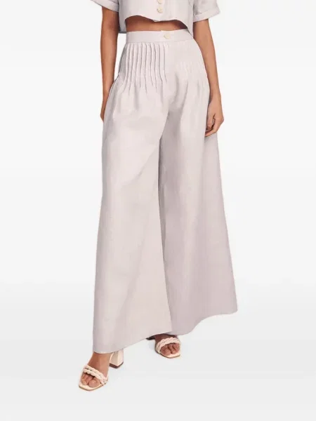 Pantaloni palazzo Azulu roz