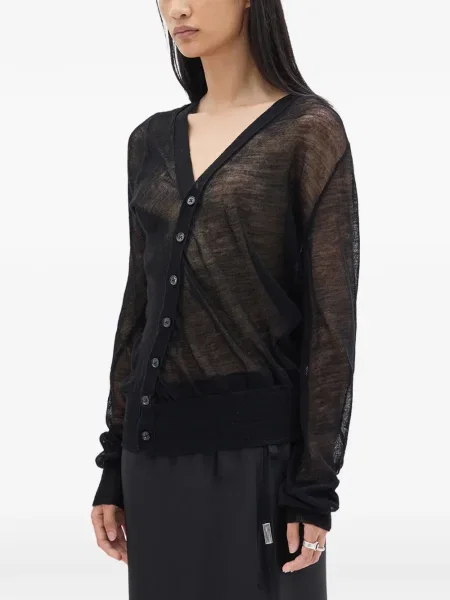 Cardigan Ann Demeulemeester de lână negru