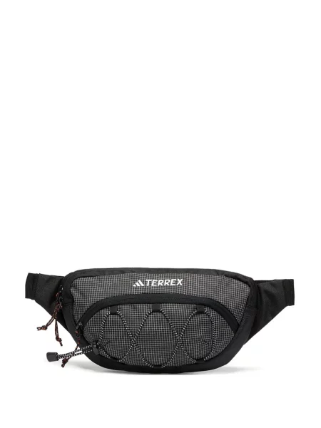 Geantă talie Adidas cu broderie negru