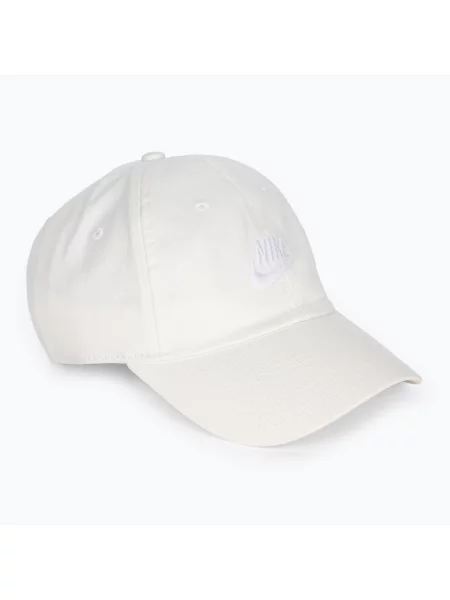 Nike Club Nestrukturovaná kšiltovka Futura Wash sail/white bílá