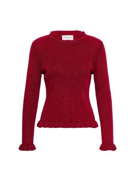 Dzianinowy sweter Part Two czerwony