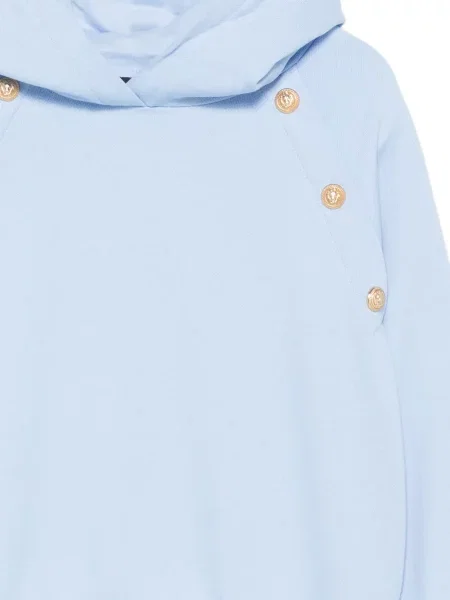 Bluza z kapturem dziecięca Balmain niebieska