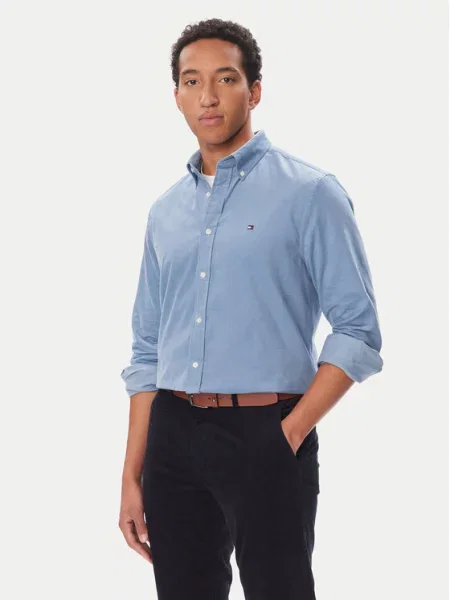 Tommy Hilfiger Риза Solid  син