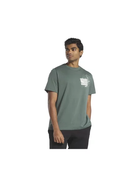 Majica Reebok Sport kratki rukavi zelena