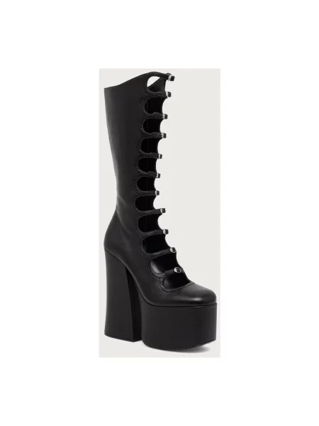 Botki Marc Jacobs skórzane czarne