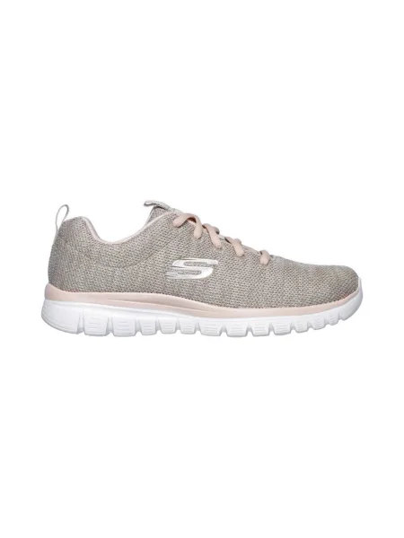 Topánky Skechers béžová