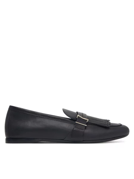 Loafersy Max Mara czarne