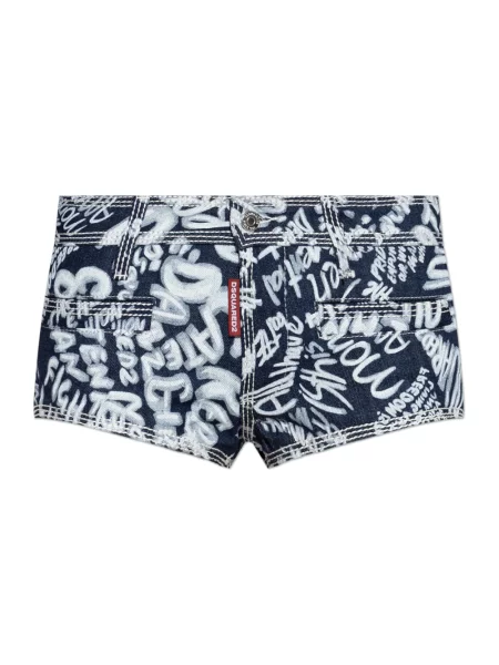 Szorty jeansowe Dsquared2 niebieskie