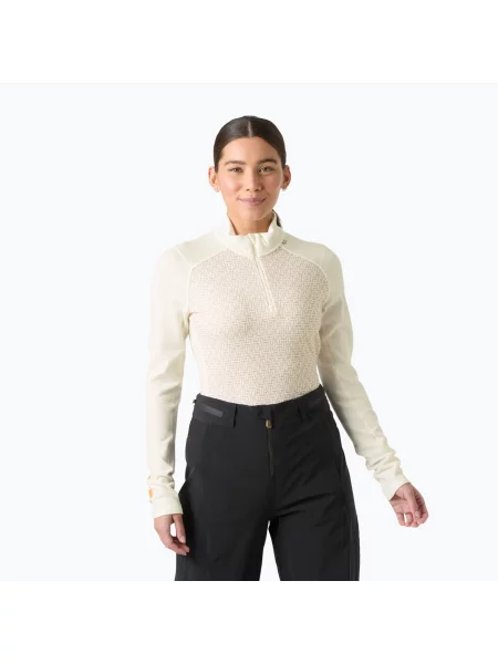 Bluză termoactivă pentru femei Helly Hansen Lifa Merino Midweight Gra Zip snow monogram aop