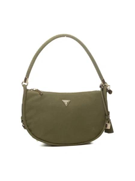 Torebka hobo Guess zamszowa zielona