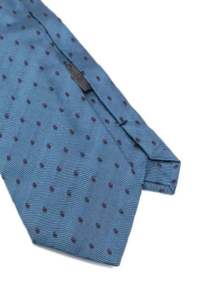Puntíkatá kravata Prada Pre-owned s vázáním modrá
