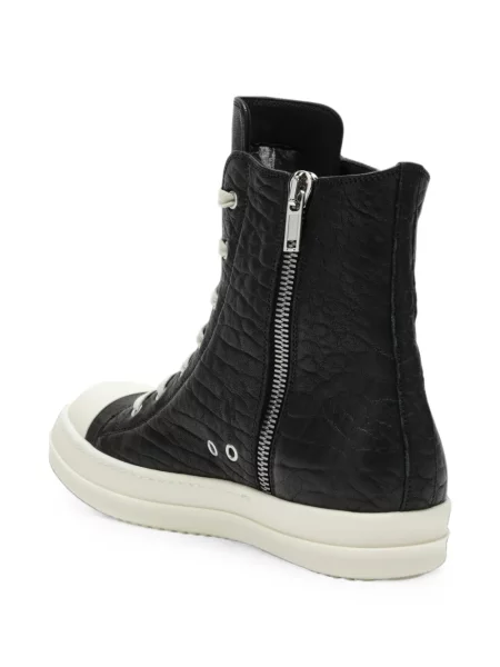 Sneakerși Rick Owens din piele negru