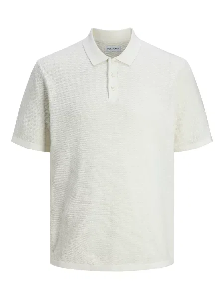 JACK & JONES Tričko JJEGeorge offwhite