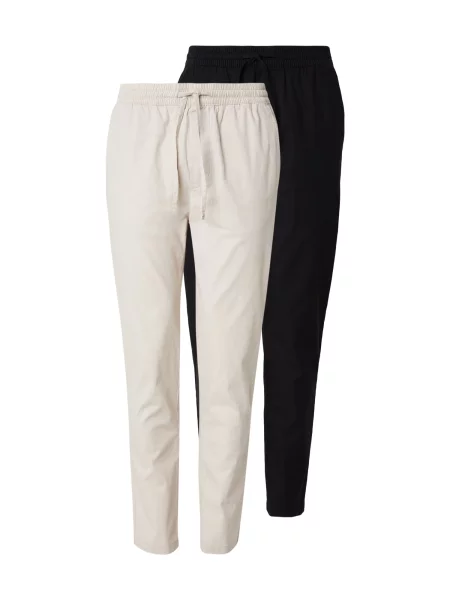 Only & Sons Pantaloni ONSREID kitt / negru alb