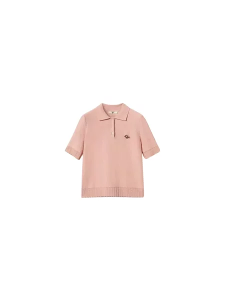 Koszulka polo Twinset różowa