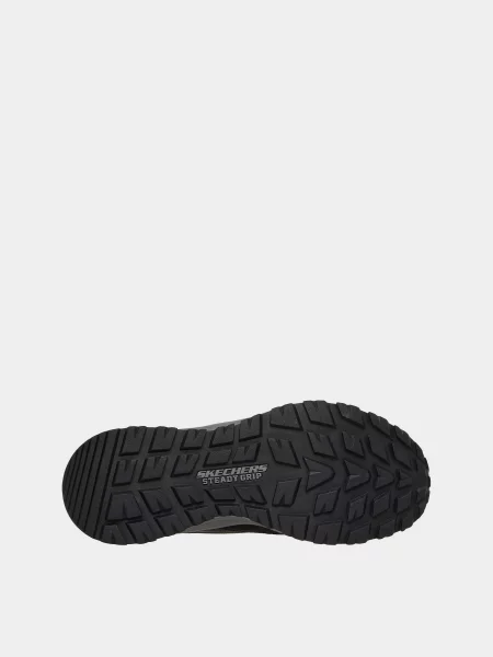 Кожаные повседневные кроссовки Skechers черные