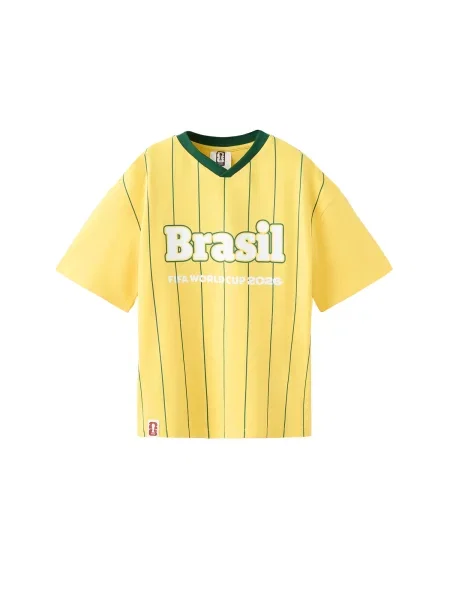 MANGO KIDS Tricou FIFABRA galben / verde alb