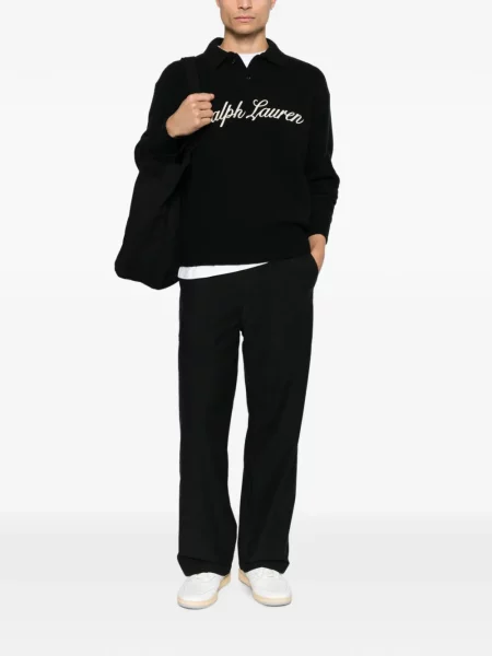 Платно с яка чанта Polo Ralph Lauren с принт черно