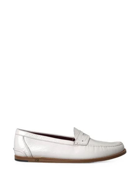 Pantofi loafer Dolce & Gabbana din piele alb