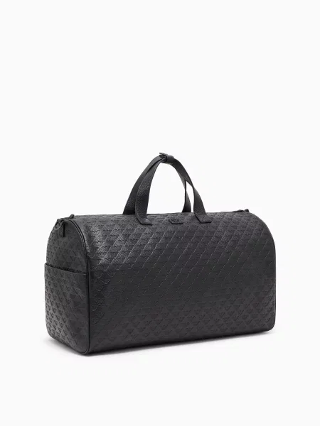 Кожаная сумка Emporio Armani черная