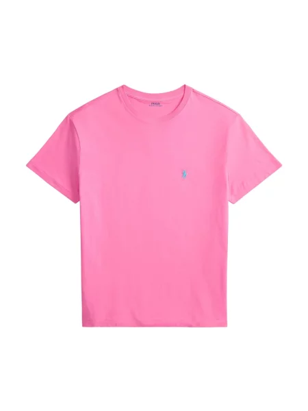 T-shirt o kroju regular fit z czystej bawełny Polo Ralph Lauren różowa