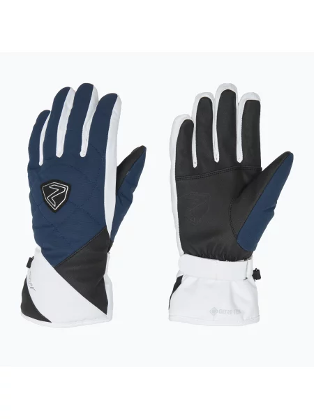 Дамски скиорски ръкавици ZIENER Kamea GTX dark navy синьо