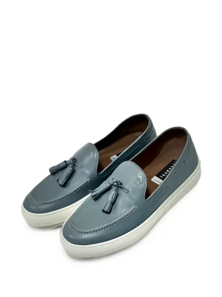 Pantofi loafer Fratelli Rossetti din piele verde