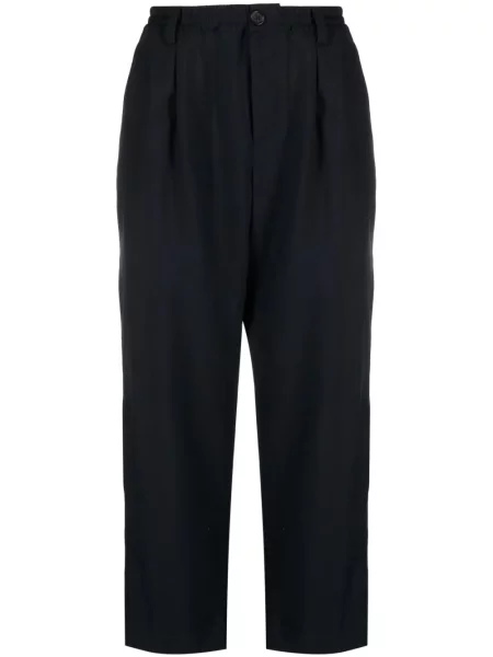 Pantaloni Marni de lână albastru