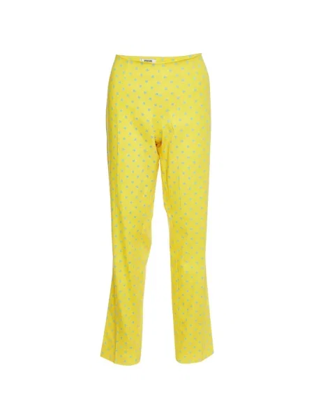 Pantaloni Moschino Cheap & Chic cu buline galben
