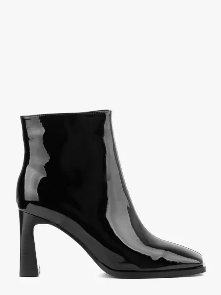 Ботильйони LeBERDES лакова натуральна шкіра чорний